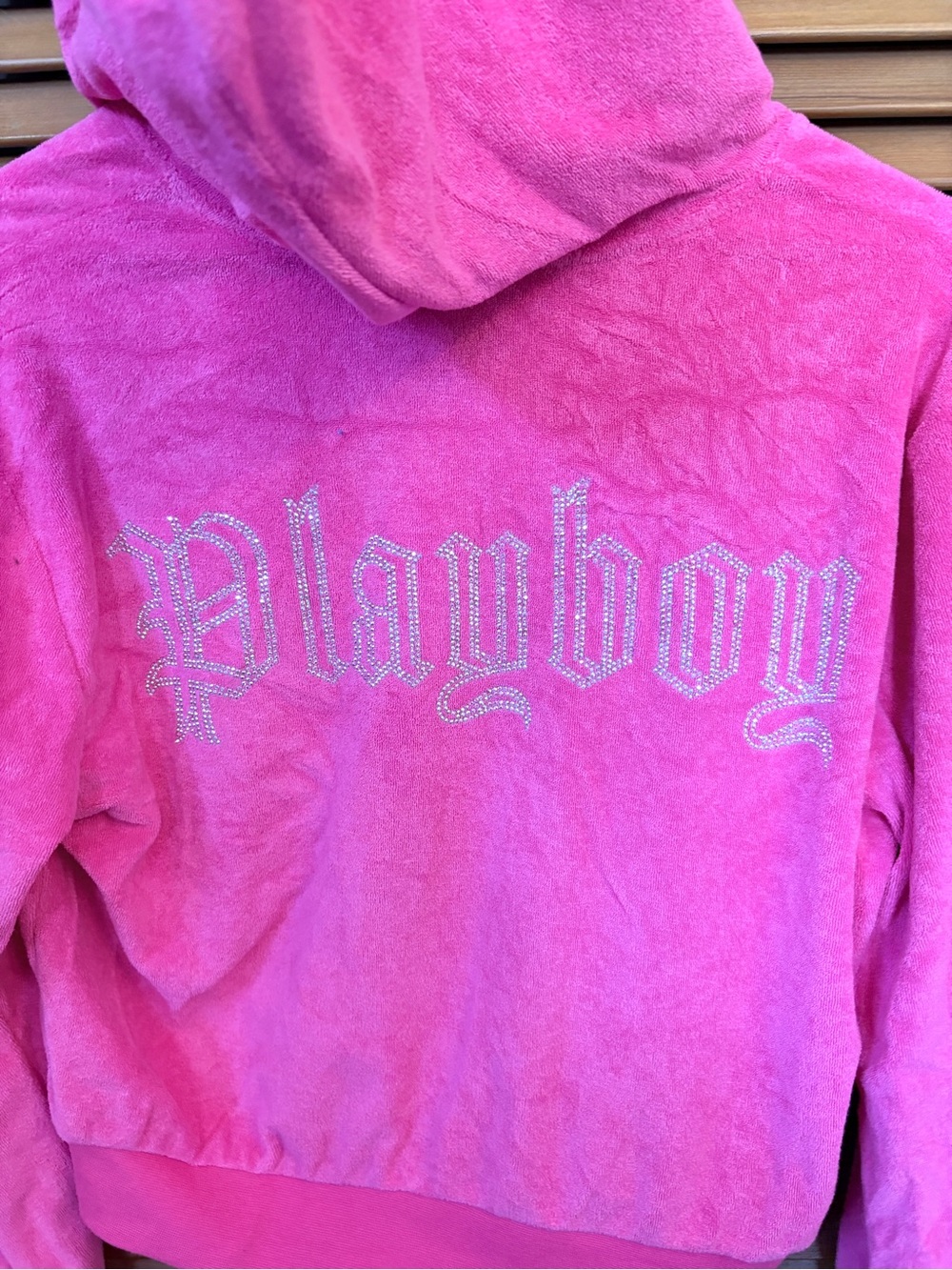 PlayBoy zip-up crop hoodie - Picture 4 of 5